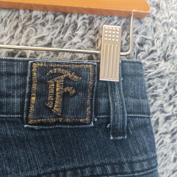 Flying Monkey Jeans Women 0 Blue Skinny Leg Mid Rise American Denim Logo - Picture 10 of 12